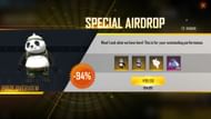 Special Airdrops are given out randomly (Image via Garena)
